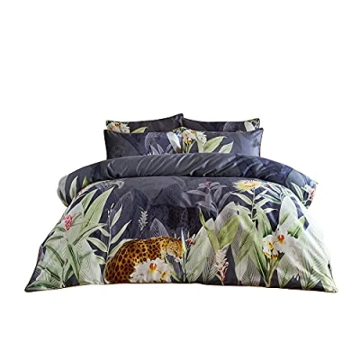 Image of Paoletti Artemis Single Duvet Cover Set, Cotton, Multi