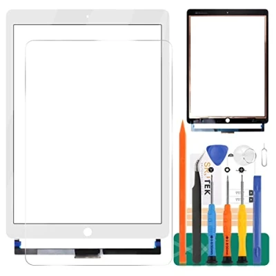 Image of For iPad Pro 12.9 2017 2nd 2 Screen Replacement A1671 A1670 Touch TouchScreen Digitizer Panel Glass Sensor(Not LCD Display) (White)
