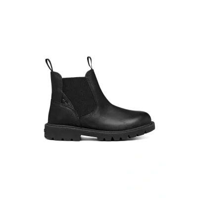 Image of Geox J SHAYLAX BOY A Chelsea Boot, Black, 10 UK Child