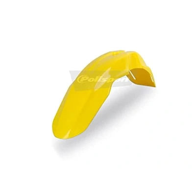 Image of Polisport Suzuki Front Fender RM 125 250 2001 2008 RMZ 2007 2009 450 2005 07, Yellow Motocross4u
