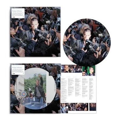 Image of Robbie Williams Life Thru A Lens Sealed 2022 UK picture disc LP 4549983