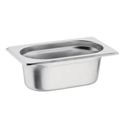 Image of Vogue Stainless Steel 1/9 Gastronorm Tray 65mm