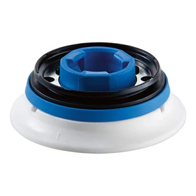 Image of Festool 495623 ST STF D90/7 FX H HT Rotex RO 90 DX FastFix Sanding Pad, White/Blue/Black