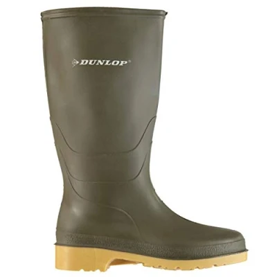 Image of DUNLOP Womens Wellington Ladies Waterproof Boots Rain Wellies Green 7