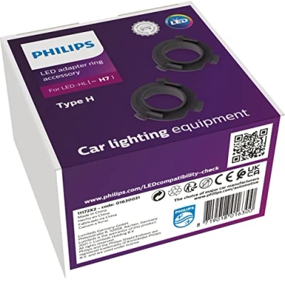 Image of Philips adapter rings type H for LED headlight bulbs (H7)