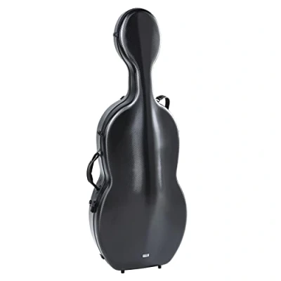 Image of GEWA Cello case Polycarbonate 4.6 size 4/4, black, with rucksack straps