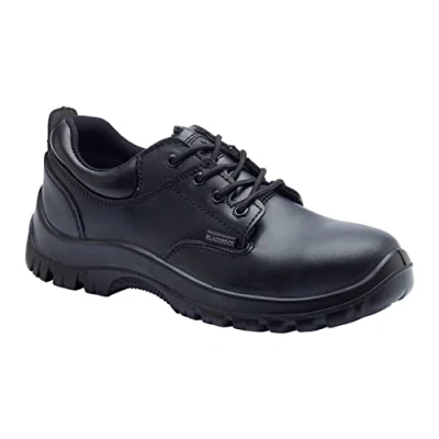 Image of Blackrock S3 SRC Ultimate Safety Shoes, Water Resistant Mens Womens Black Steel Toe Cap Wide Fit, Lightweight Leather Footwear, Slip Security Shoes Size 10
