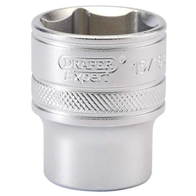 Image of Draper 6 Point Imperial Socket, 1/2&quot; Sq. Dr., 15/16&quot;