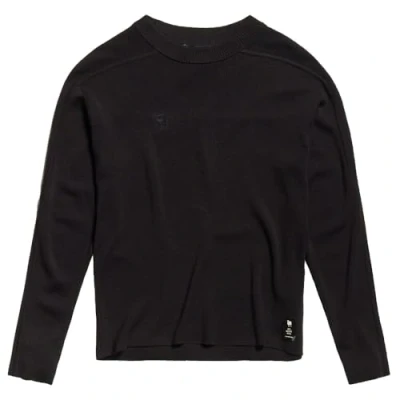 Image of G STAR RAW Women&#039;s Core r knit wmn Knits, black (dk D23683 B692 6484), M