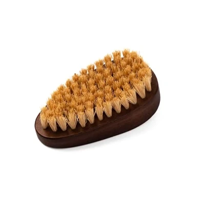 Image of Eco Bath London Natural Sisal Walnut Wood Nail Brush Luxurious Cleaning with Durable and