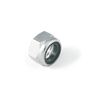 Image of M20 Thin Type Nylon Insert Lock nut Nyloc A4 Stainless Steel DIN985 Pack Size : 2