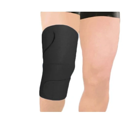 Image of XL Black Adjustable Neoprene Knee Closed Patella Support Brace Sleeve Wrap Guard