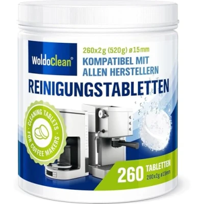 Image of Cleaning Tablets for Coffee and Espresso Machine Pack of 260, Cleaner Suitable Automatic Makers Capsule Machines