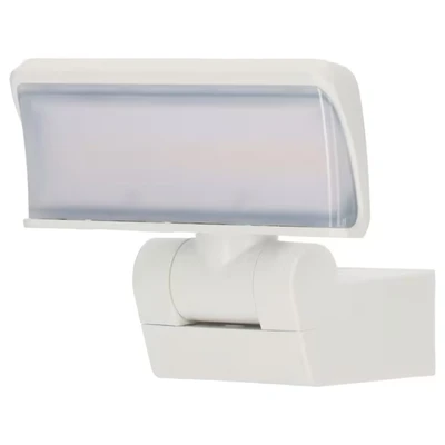 Image of Brennenstuhl LED Security Light WS 2050 W/LED Outdoor Floodlight 20W (1680lm, IP44, 3000K, Warm White Colour, Spotlight Head can be swivelled Horizontally and Vertically)