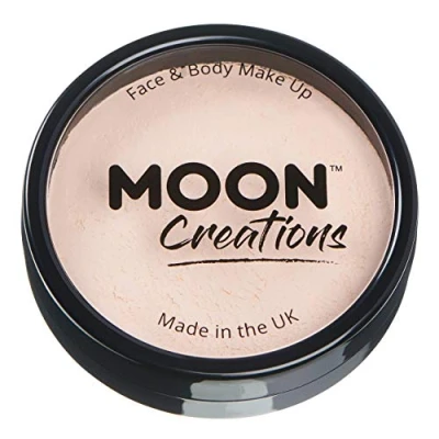 Image of Moon Creations Pro Face &amp; Body Makeup Pale Skin 36g Professional Colour Paint Cake Pots For Painting Kids, Adults, Fancy Dress, Festivals, Halloween