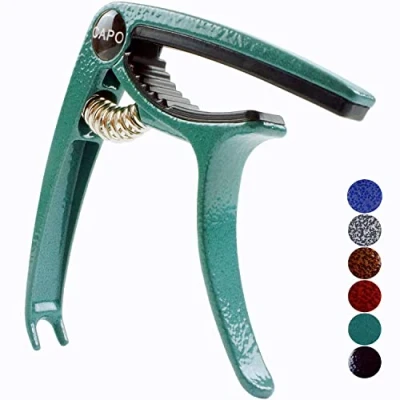 Image of SUCCESS Guitar Capo, Lightweight Zinc Alloy Capo for Acoustic and Electric Guitars, Bass, Mandolin, Banjo, Ukulele (Dark Green)