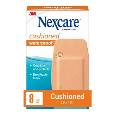 Image of Nexcare Cushioned Waterproof: Knee &amp; Elbow / 8 Count (Tan)