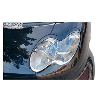 Image of Head light spoilers compatible with Smart C450 Facelift 2003 2007 (ABS)