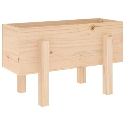 Image of vidaXL Garden Planter 62x30x38 cm Solid Wood Pine