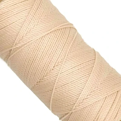 Image of Linhasita Waxed Thread 100 g / 170 m Polyester 1 mm Thick Macrame, 30 Colours ecru