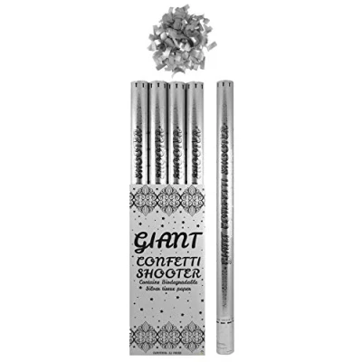 Image of Confetti Shooter Silver 80cm