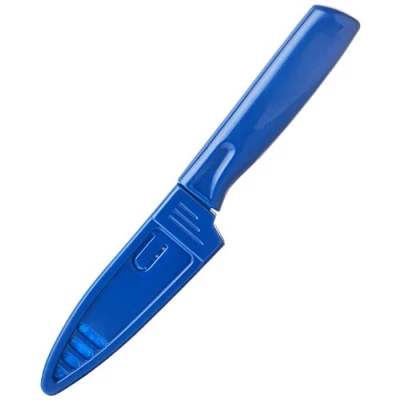 Image of Mercer Culinary Non Stick Paring Knife, 4 Inch, Blue
