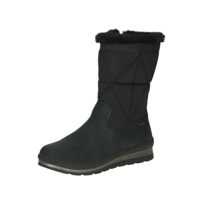 Image of CAPRICE Women&#039;s Warm Lining 9 26404 43 Fashion Boot, Black (Black Comb), 9.5 UK