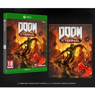 Image of Bethesda DOOM Eternal with Steel Poster (Exclusive to Amazon.co.uk) (Xbox One)