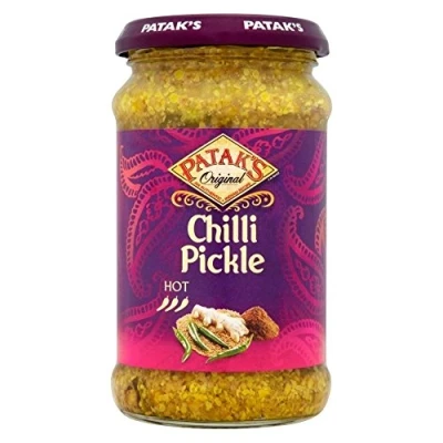 Image of Patak&#039;s Hot Chilli Pickle (283g) Pack of 2