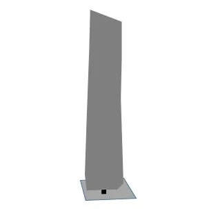 Image of HBCOLLECTION® Breathable Cover with lifting Stick for over hanging Parasol 280 cm (grey)