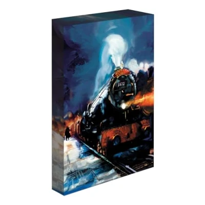 Image of HARRY POTTER Light Up Canvas (Hogwarts Express Design), Large 30cm x 40cm, Gifts for Women and Men, Girls Boys Official Merchandise