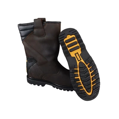 Image of DeWALT Rigger Safety Boots Brown 8 UK Wide
