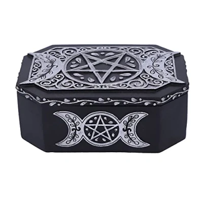 Image of Nemesis Now Hecate&#039;s Protection Box, Black, 17.8cm