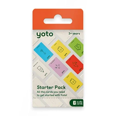 Image of Yoto Starter Pack 7 Kids Audiobook Cards for Use with Player &amp; Mini Bluetooth Speaker, Play Stories Music Radio Podcasts Learning Activities, Fun Gift Children All Ages