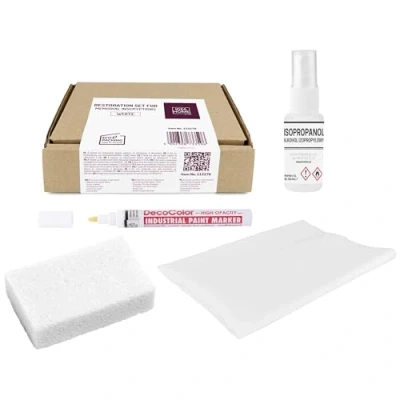 Image of Leviatan Gravestone Restoration Kit Inscription Renewal Oil Marker, White