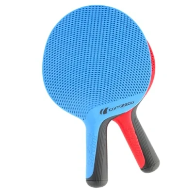 Image of Cornilleau Eco Design Table Tennis Duo Set (2 Bats), Red/Blue