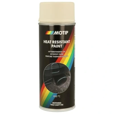 Image of Motip Heat Resistant Spray Paint White 400 ml
