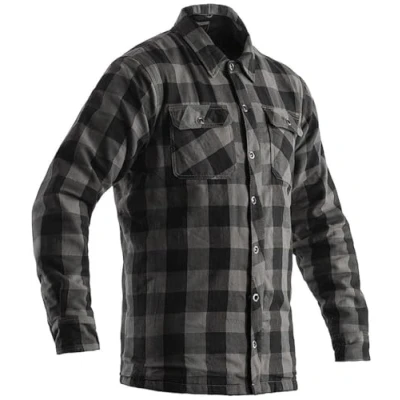 Image of RST x Kevlar® Lumberjack CE Mens Textile Shirt (Grey Check 46)
