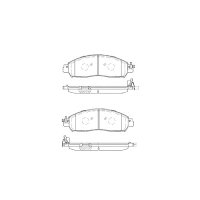 Image of Front Brake Pads Fits: Nissan Navara NP300 2.3 11/15