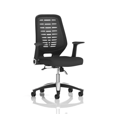 Image of Dynamic OP000115 Relay &quot;Airmesh&quot; Task Operator Chair with Arms Back