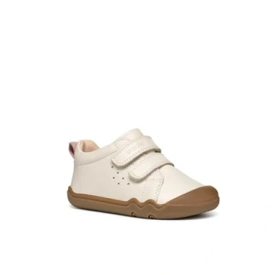 Image of Geox Boy&#039;s B STEPPIEUP Girl A Sneaker, Off White, 6 UK Child