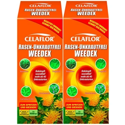 Image of Celaflor Lawn Weedex Weed Control 2 x 400 ml