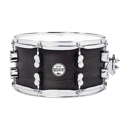 Image of PDP By DW Black Wax Maple Snare Drum 7x13