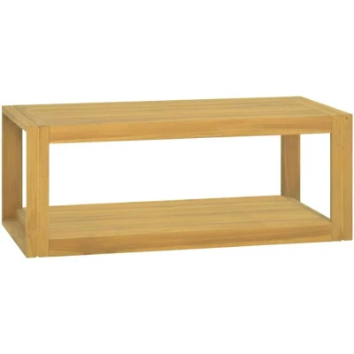 Image of vidaXL Wall mounted Bathroom Cabinet 90x45x35 cm Solid Wood Teak