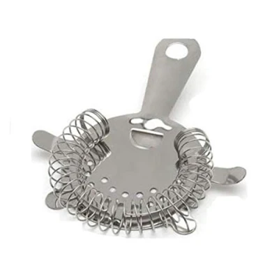Image of 4 Prong Stainless Steel Cocktail Hawthorn Bar Strainer