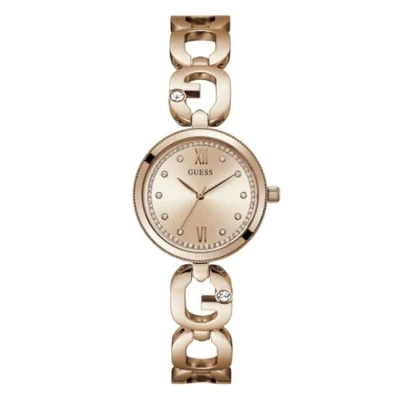 Image of Guess Empower Watch Rose goldcoloured, Women&#039;s, Size: One Size, gold coloured