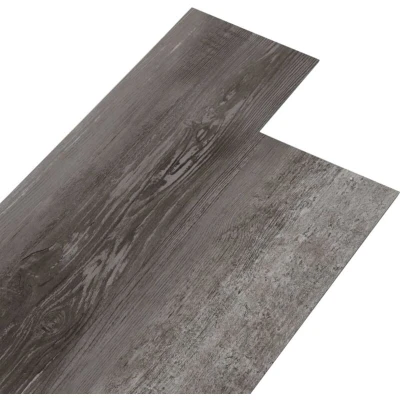 Image of vidaXL PVC Flooring Planks 4.46 m² 3 mm Self adhesive Striped Wood