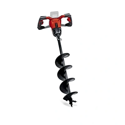 Image of Einhell Power X Change 18V Cordless Fence Post Auger 150mm Hole Digger, Brushless Soil Drill GP EA 18/150 Li Solo Borer (Battery Not Included)
