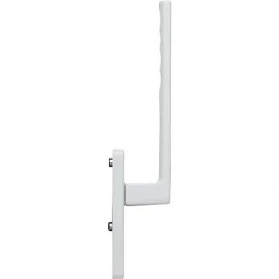 Image of HOPPE 11598700 Toulon Lifting Sliding Door Handle Inner, Length 253, Aluminium White, Lochung: PZ weiß