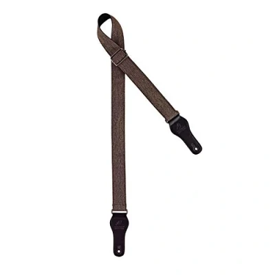 Image of Ortega Guitars Adjustable Ukulele Strap Highland Series Cotton, Brown (OCS 130U)